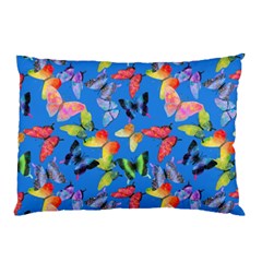 Bright Butterflies Circle In The Air Pillow Case by SychEva