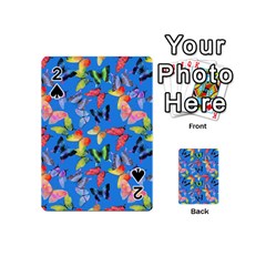 Bright Butterflies Circle In The Air Playing Cards 54 Designs (mini) by SychEva