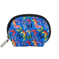 Bright Butterflies Circle In The Air Accessory Pouch (small) by SychEva