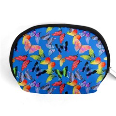 Bright Butterflies Circle In The Air Accessory Pouch (medium) by SychEva