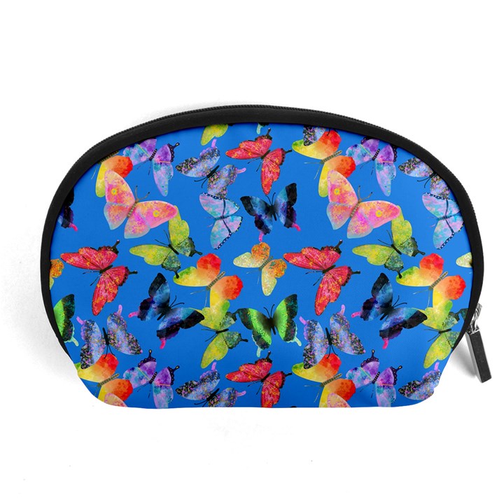 Bright Butterflies Circle In The Air Accessory Pouch (Large)