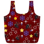 Krampus with Brat Red Full Print Recycle Bag (XXXL) Front