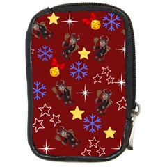 Krampus Kawaii Red Compact Camera Leather Case