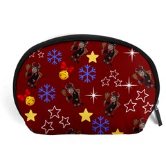 Krampus Kawaii Red Accessory Pouch (large)