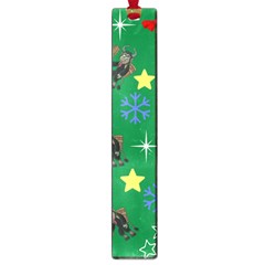 Krampus Kawaii Green Large Book Marks