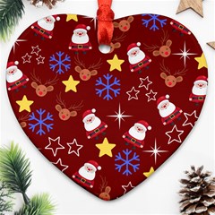 Santa Red Ornament (heart) by NerdySparkleGoth