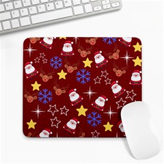 Santa Red Large Mousepads by NerdySparkleGoth