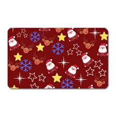 Santa Red Magnet (rectangular) by NerdySparkleGoth