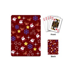 Santa Red Playing Cards Single Design (mini) by NerdySparkleGoth