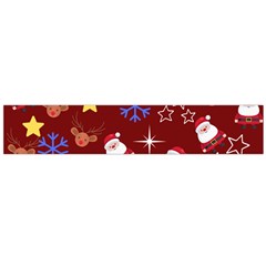 Santa Red Large Flano Scarf 