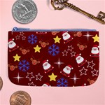 Santa Red Large Coin Purse Front