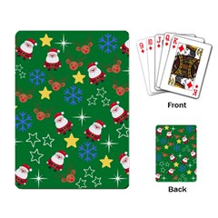 Santa Green Playing Cards Single Design (rectangle) by NerdySparkleGoth