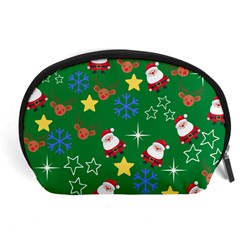 Santa Green Accessory Pouch (large) by NerdySparkleGoth