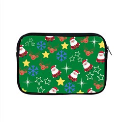 Santa Green Apple Macbook Pro 15  Zipper Case