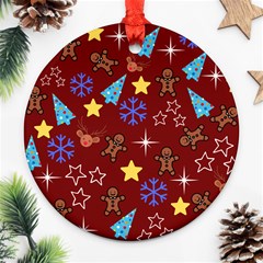 Gingy Red Ornament (round)