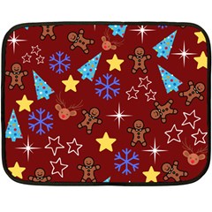 Gingy Red Fleece Blanket (mini) by NerdySparkleGoth