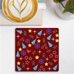 Gingy Red UV Print Square Tile Coaster  Front