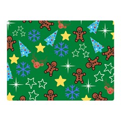 Gingy Green Double Sided Flano Blanket (mini)  by NerdySparkleGoth