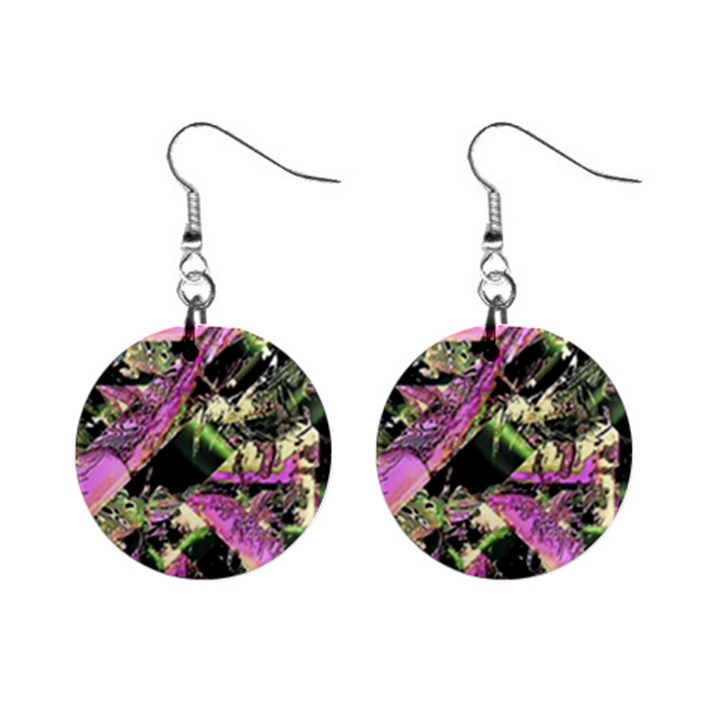 Paintball Nasty Mini Button Earrings