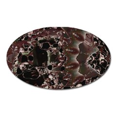 Shotgun Mandala Oval Magnet by MRNStudios