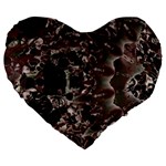 Shotgun Mandala Large 19  Premium Heart Shape Cushions Front