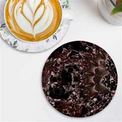 Shotgun Mandala Uv Print Round Tile Coaster by MRNStudios