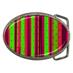 Warped Stripy Dots Belt Buckles by essentialimage365