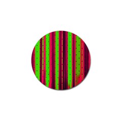 Warped Stripy Dots Golf Ball Marker by essentialimage365