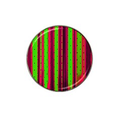 Warped Stripy Dots Hat Clip Ball Marker (4 Pack) by essentialimage365