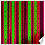 Warped Stripy Dots Canvas 12  x 12  11.4 x11.56  Canvas - 1