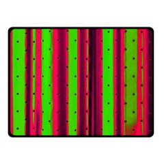 Warped Stripy Dots Fleece Blanket (small) by essentialimage365