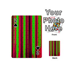 Warped Stripy Dots Playing Cards 54 Designs (mini) by essentialimage365