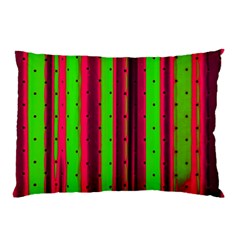 Warped Stripy Dots Pillow Case (two Sides) by essentialimage365