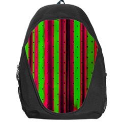 Warped Stripy Dots Backpack Bag by essentialimage365