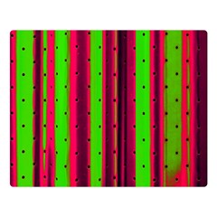 Warped Stripy Dots Double Sided Flano Blanket (large)  by essentialimage365