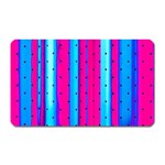 Warped Stripy Dots Magnet (Rectangular) Front