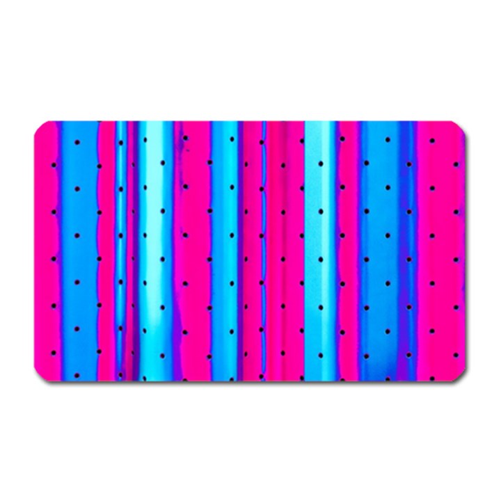 Warped Stripy Dots Magnet (Rectangular)