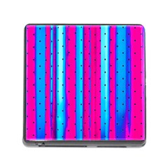 Warped Stripy Dots Memory Card Reader (square 5 Slot) by essentialimage365