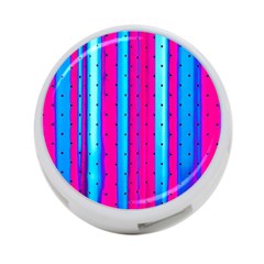 Warped Stripy Dots 4-port Usb Hub (one Side) by essentialimage365