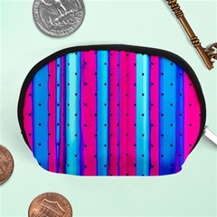 Warped Stripy Dots Accessory Pouch (medium) by essentialimage365