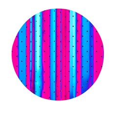 Warped Stripy Dots Mini Round Pill Box (pack Of 5) by essentialimage365