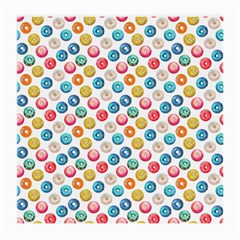 Multicolored Sweet Donuts Medium Glasses Cloth (2 Sides) by SychEva