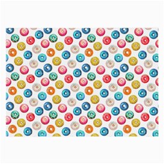 Multicolored Sweet Donuts Large Glasses Cloth by SychEva