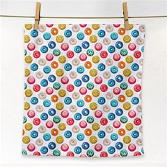 Multicolored Sweet Donuts Face Towel by SychEva