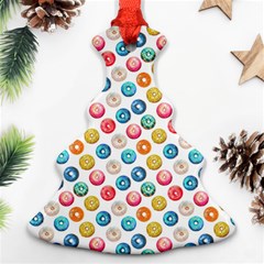 Multicolored Sweet Donuts Christmas Tree Ornament (two Sides) by SychEva