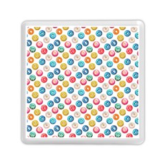 Multicolored Sweet Donuts Memory Card Reader (square) by SychEva