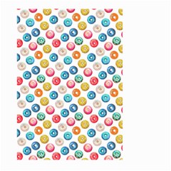 Multicolored Sweet Donuts Large Garden Flag (two Sides) by SychEva