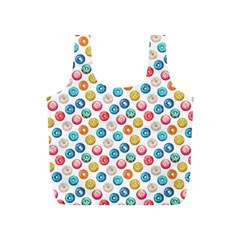 Multicolored Sweet Donuts Full Print Recycle Bag (s) by SychEva