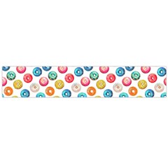 Multicolored Sweet Donuts Large Flano Scarf  by SychEva