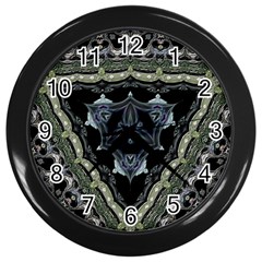 Folksy Trinity Wall Clock (black) by MRNStudios